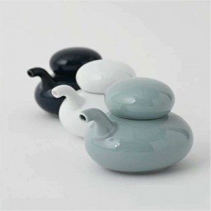 "Rocks" Soy Sauce Container and Plate set 